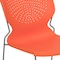 Flash Furniture Orange Plastic Stack Chair RUT-438-OR-GG - alternate 2
